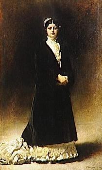Leon Bonnat : Portrait de la comtesse Emanuella Pignatelli Potocka